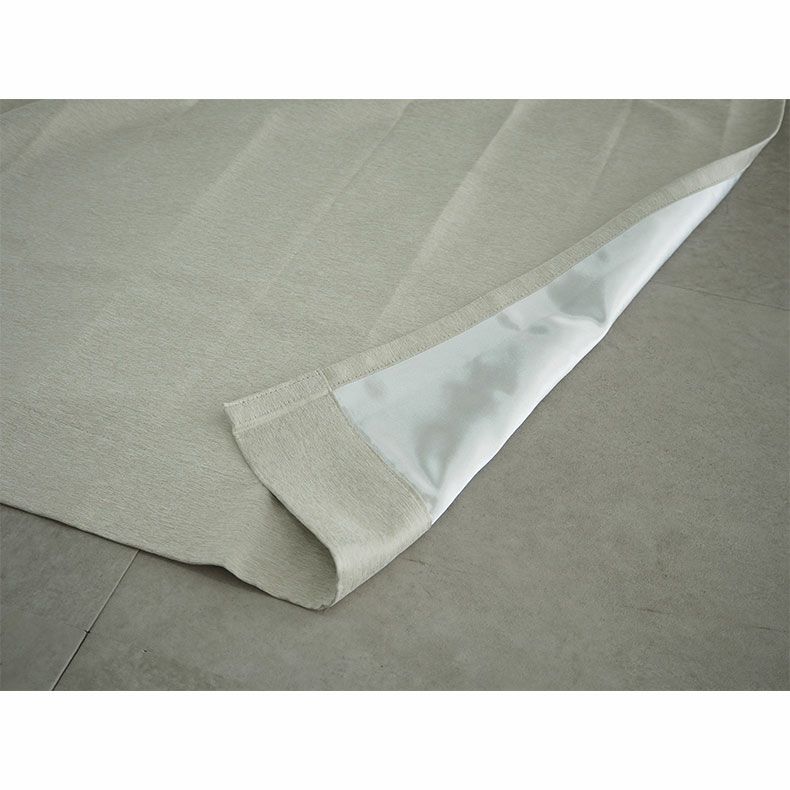 ドレープカーテン（厚地） | シンプルオーダーカーテン ムース アイボリー