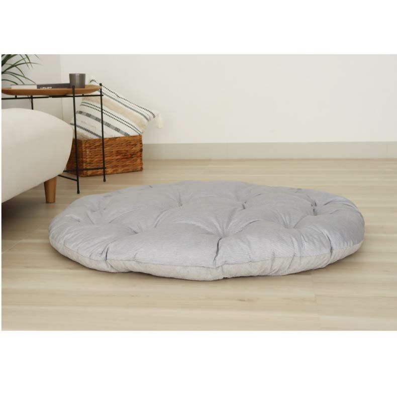 無地ラグ | 円形クッションラグ マナクールアイス