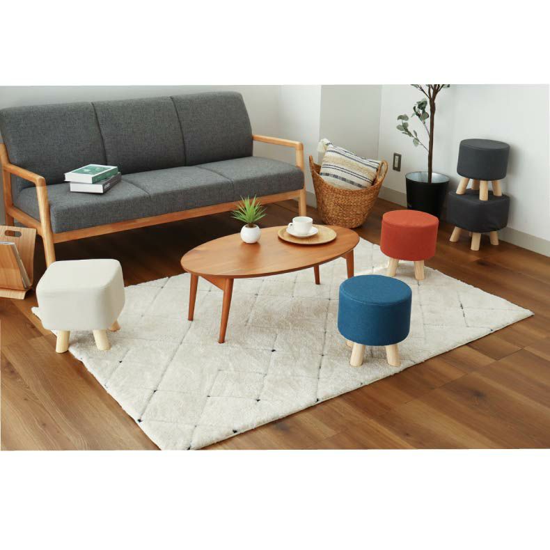 リビングスツール | 脚付きスツール レポ