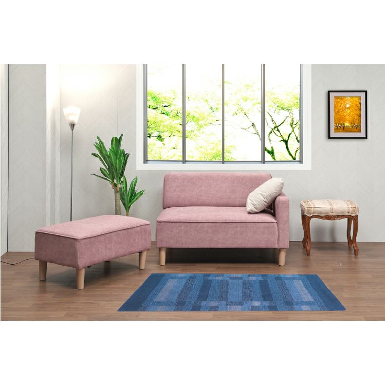 ひっかきに強いオットマン付き カジュアルソファ