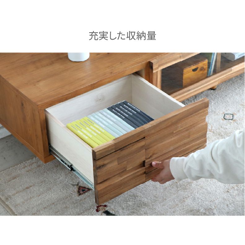 テレビ台・ロータイプ | 幅180cmローボード RU