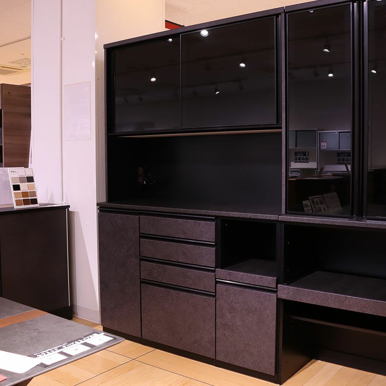 アウトレット | 【お届け日２週間以上】【関西地域限定 あべのand店展示特価商品】 【宅配】 【展示使用】 140食器棚オープン セラス  sku04203769,04203772,04203777,04203773