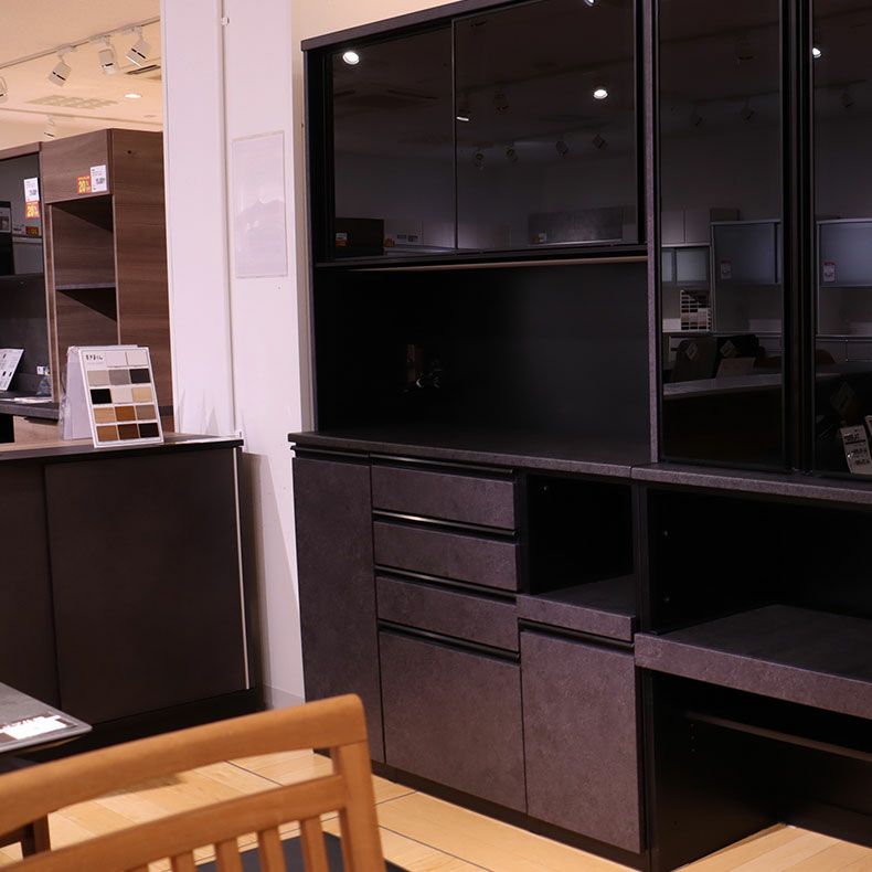 アウトレット | 【お届け日２週間以上】【関西地域限定 あべのand店展示特価商品】 【宅配】 【展示使用】 140食器棚オープン セラス  sku04203769,04203772,04203777,04203773