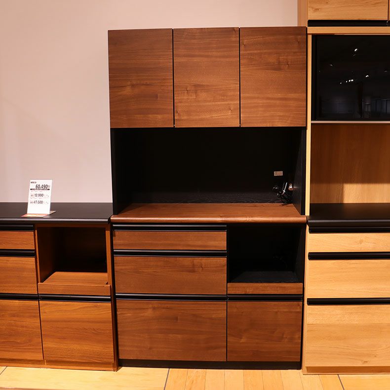 アウトレット | 【お届け日２週間以上】【関西地域限定 あべのand店展示特価商品】 【宅配】 【展示使用】 100食器棚オープン リング sku04203326,04203322