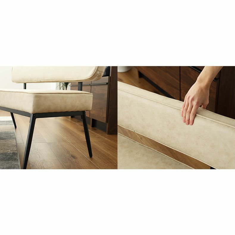 ダイニングベンチ | 背付きベンチ マキアート2