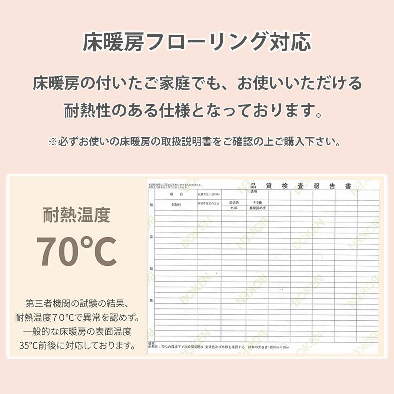 無地ラグ | 自由に切れるPVCマット クリア