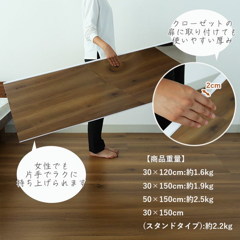 ミラー・コスメ収納 | 割れないミラー レジェ