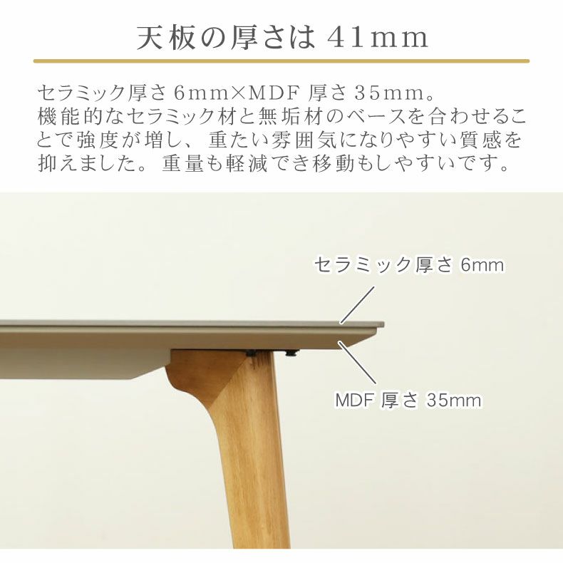 ダイニングテーブル | 幅150cm ダイニングテーブル イデア＆ソール2（クロス脚）
