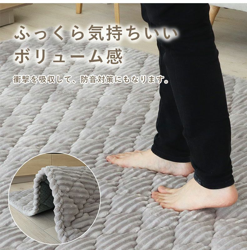 無地ラグ | 蓄熱ラグ フェリス