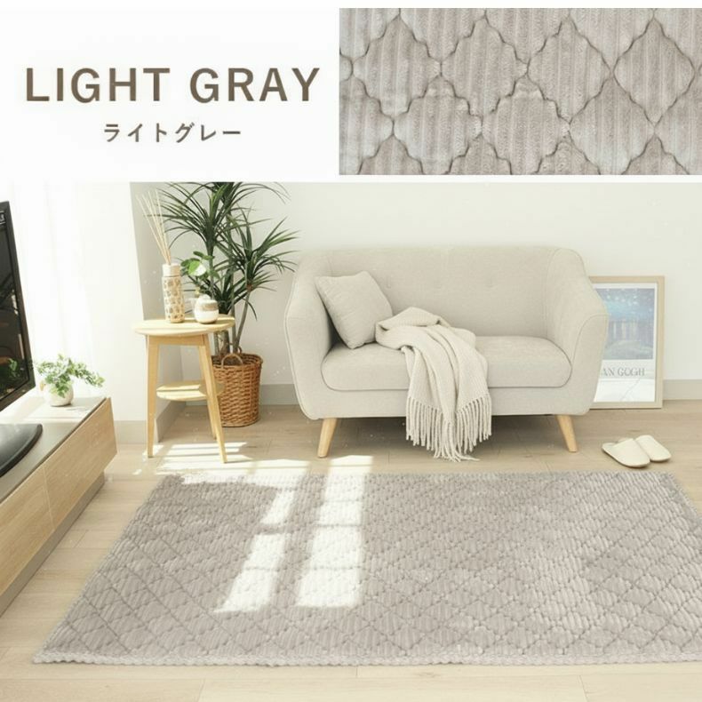 無地ラグ | 蓄熱ラグ フェリス