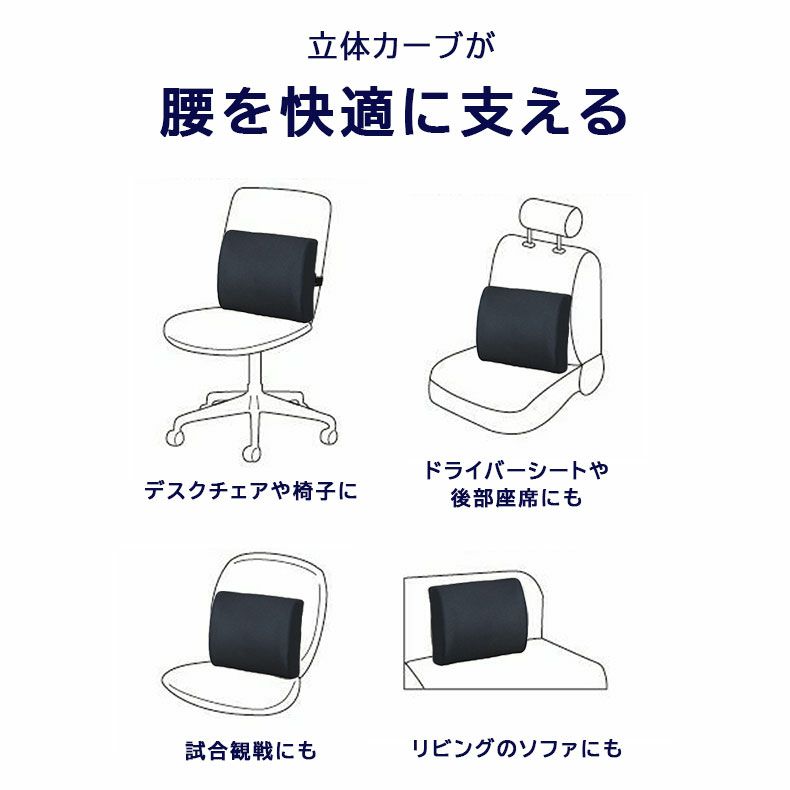 背あてクッション | 腰サポートクッション エアロ