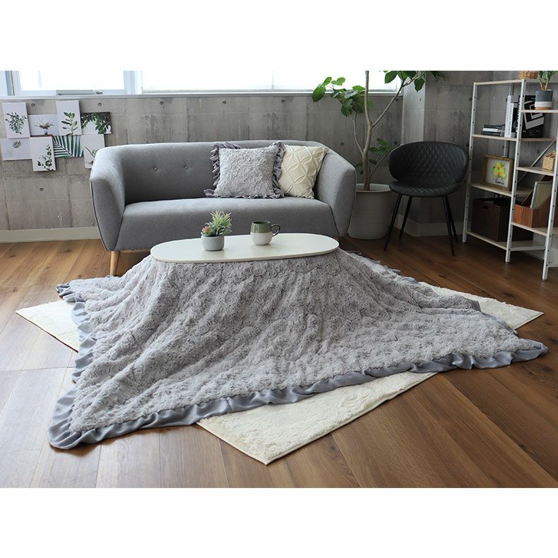 こたつ布団 | 190x190cm 薄掛けこたつ布団 フリル