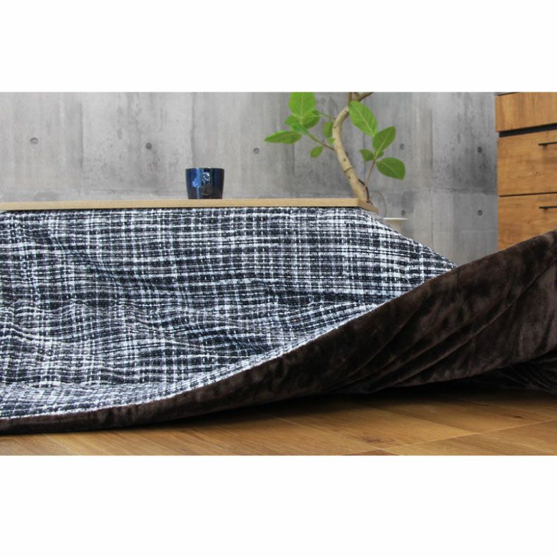 190x240cm こたつ厚掛布団 こたつ布団 方形 マルチニット