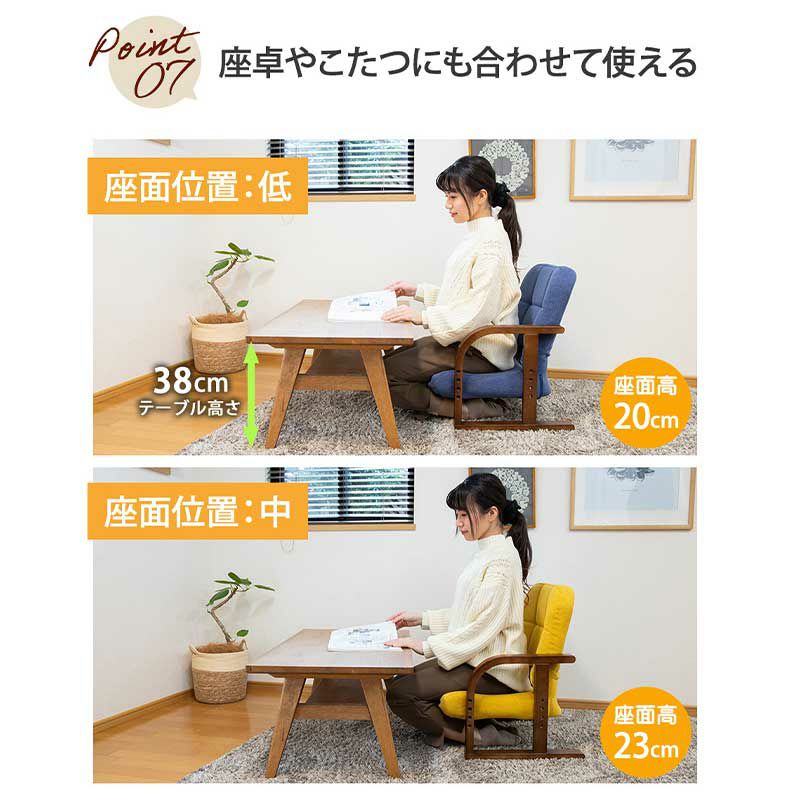 座椅子 | 【通販限定】あぐら座椅子リッチタイプ ソルム