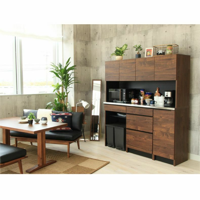 組み合わせ食器棚 | 幅60cm 下台 可動オープン フォーガス