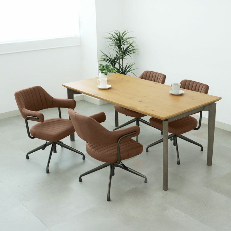 ダイニングチェア | 肘付き 昇降回転チェア スワロー