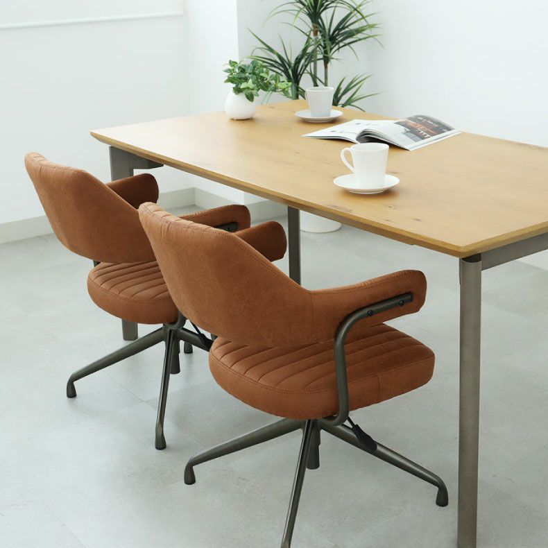 ダイニングチェア | 肘付き 昇降回転チェア スワロー