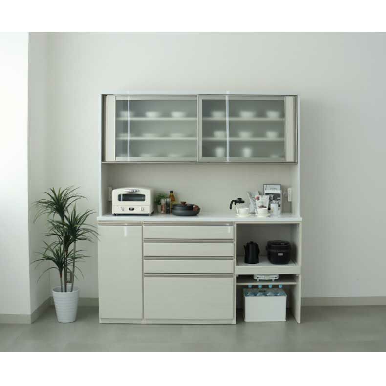 組み合わせ食器棚 | 幅180cm 上台オープン食器棚 ネオ2