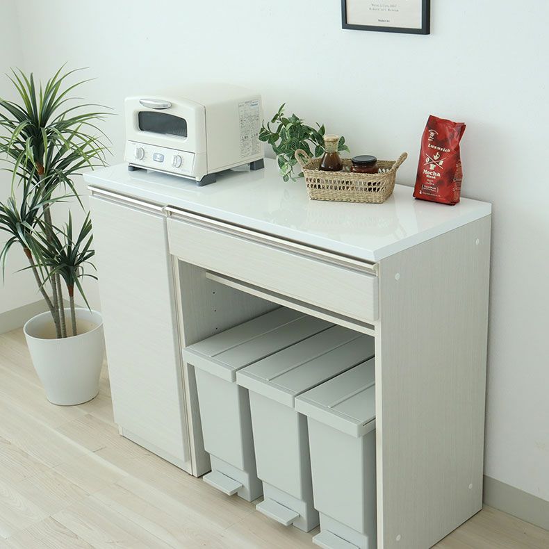 カウンター・キッチン収納 | 幅120cmカウンター 80ダスト 40左開 ネオ