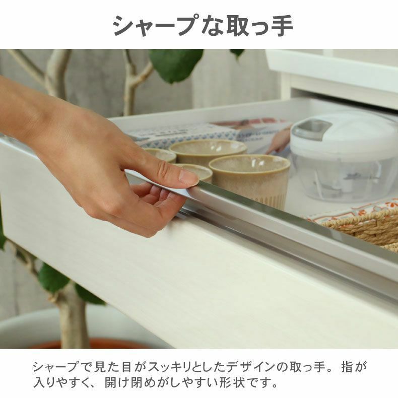 カウンター・キッチン収納 | 幅120cmカウンター 60四段引出x2 ネオ