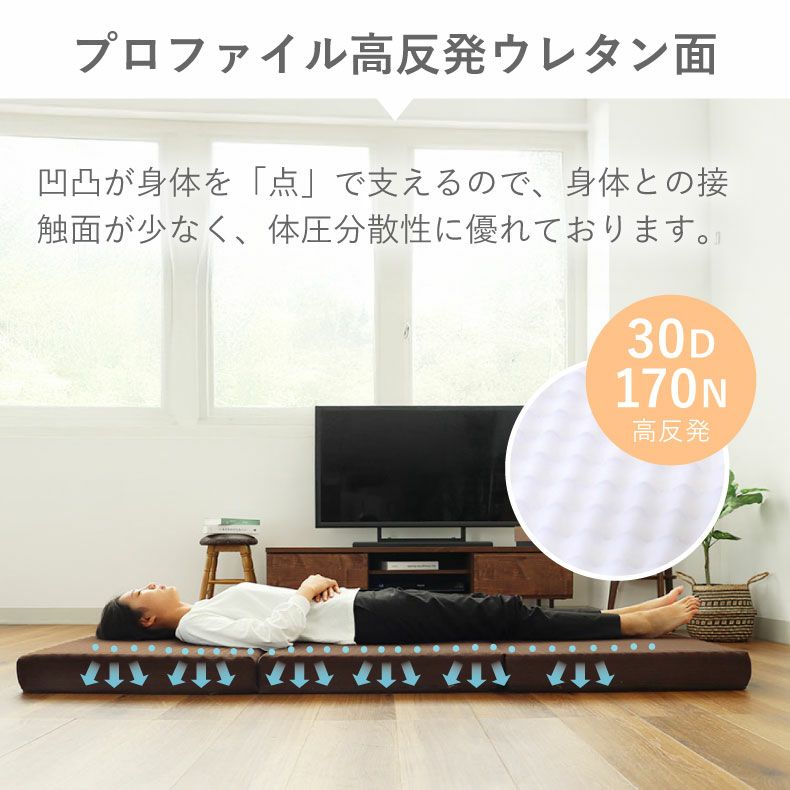 ウレタン・折りたたみマットレス | リバーシブルマットレス ヒョーリ