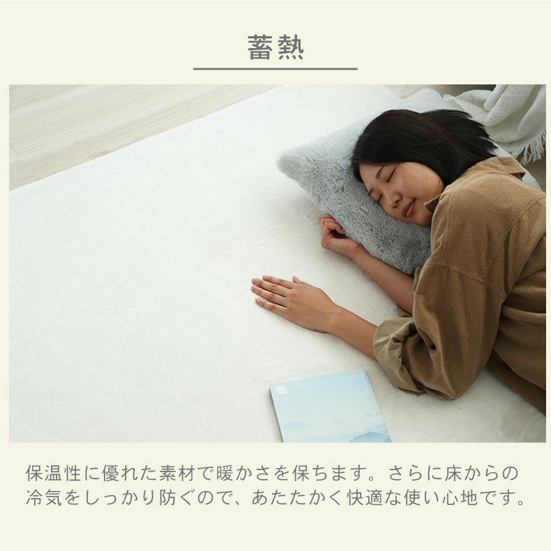 無地ラグ | ラグ マナヒートプラス