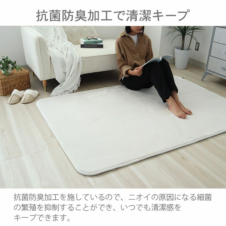 無地ラグ | ラグ マナヒートプラス