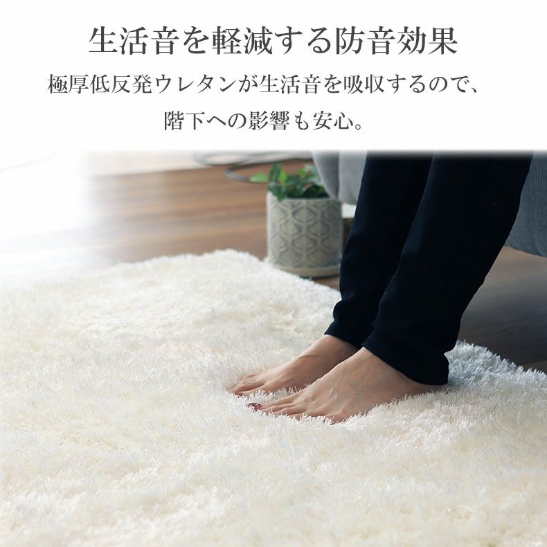 無地ラグ | 低反発ラグ シャンティア
