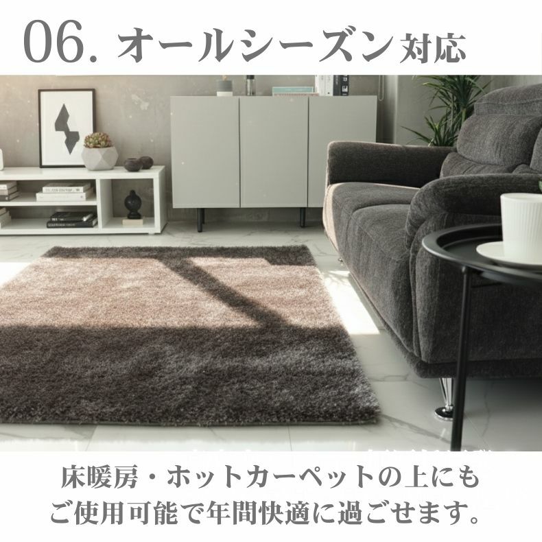 無地ラグ | 低反発ラグ シャンティア