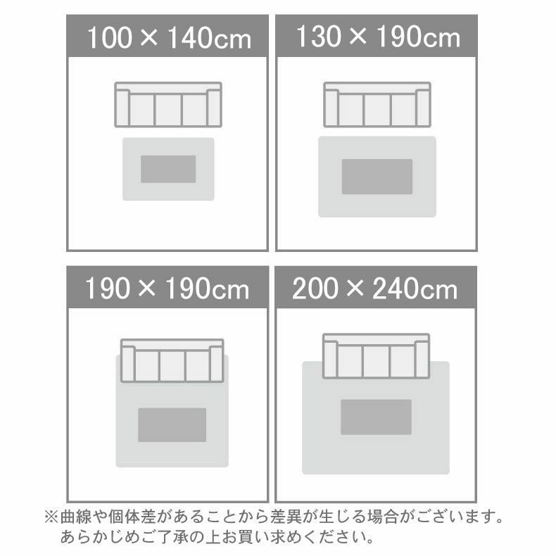 無地ラグ | 低反発ラグ シャンティア