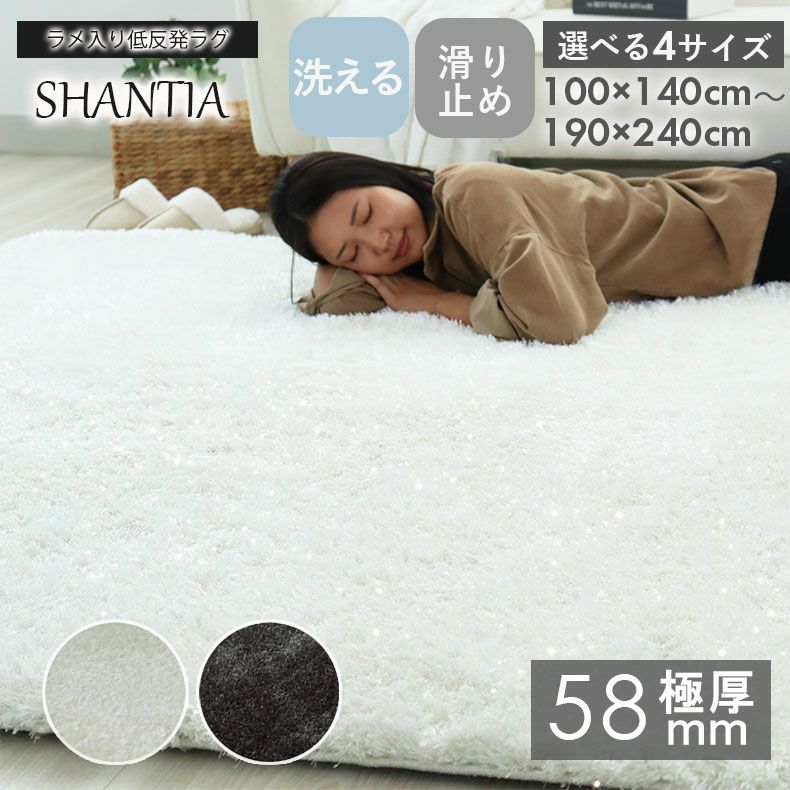 無地ラグ | 低反発ラグ シャンティア