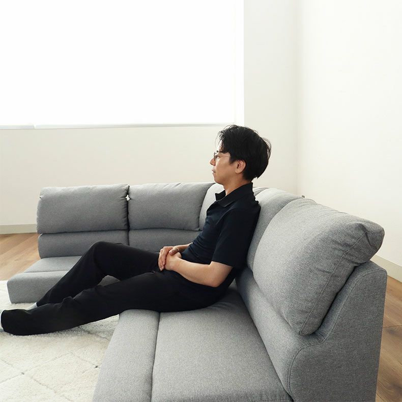 コーナーソファ | コーナー3点セット ソファ フラット