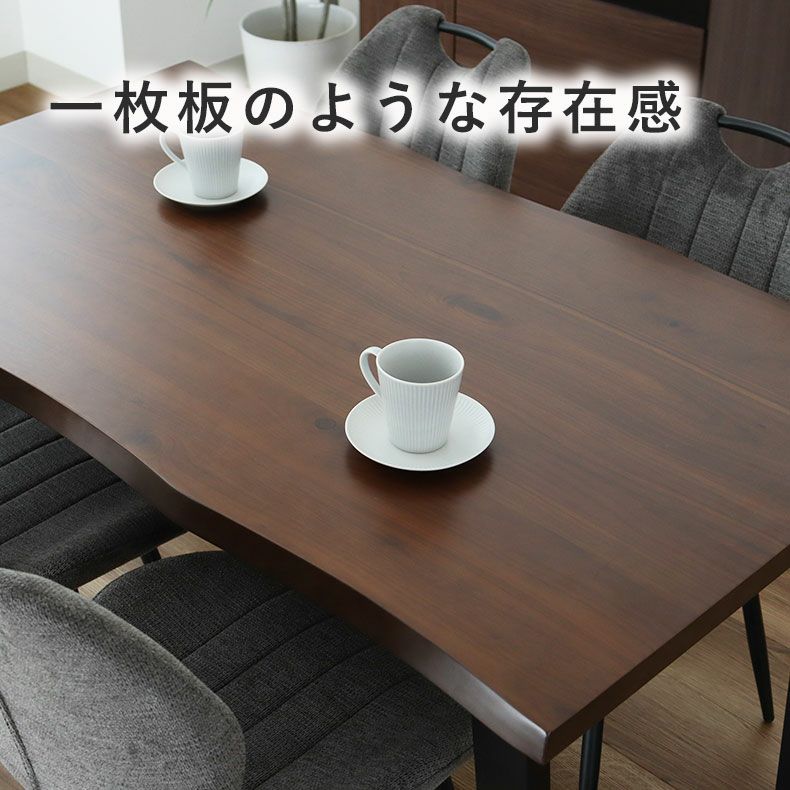 ダイニングテーブルセット4人用 | 4人用 幅140cm ダイニング5点セット ベルガー(波型)＆トレック