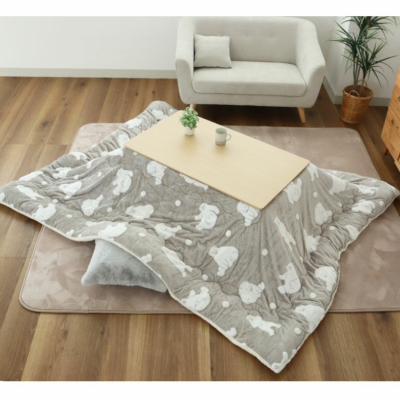 こたつ布団 | 190x240cm こたつ薄掛布団 ポーラーベア