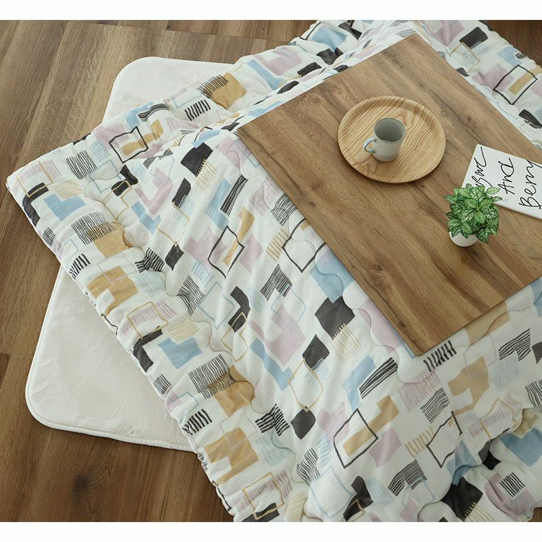 こたつ布団 | 190x240cm こたつ薄掛布団 ジオメトリック