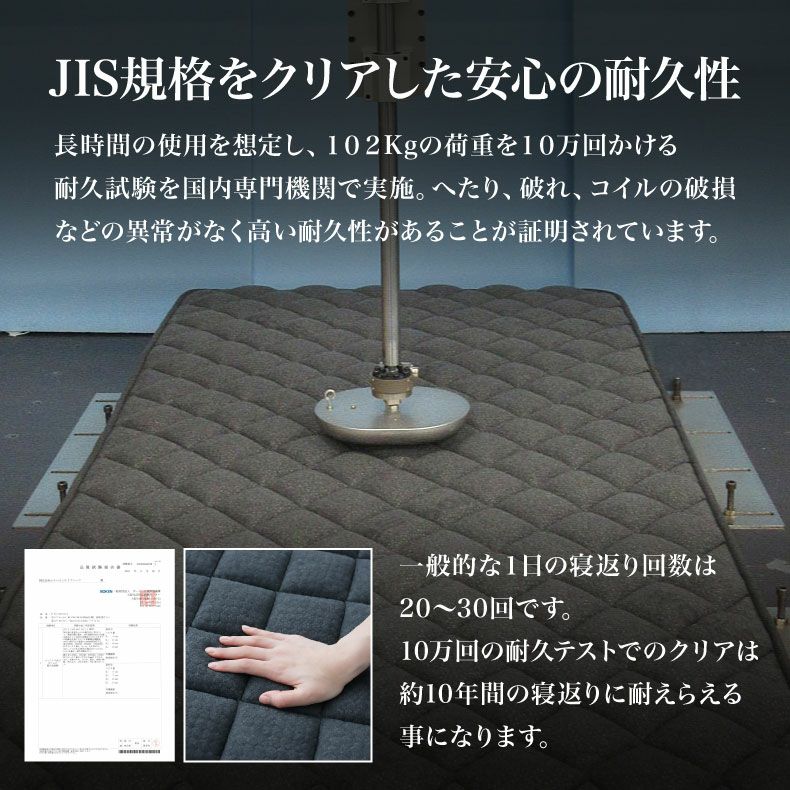 マットレス | ポケットコイルマットレス 超高密度 硬さが選べる MI-P06