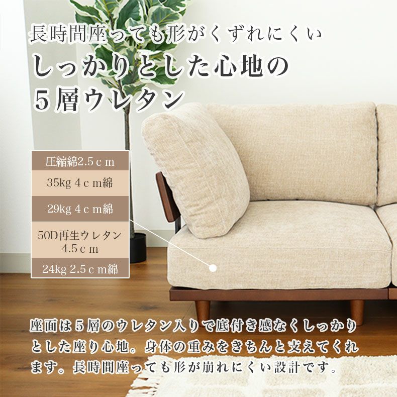 コーナーソファ | コーナーソファ3点セット バリ2