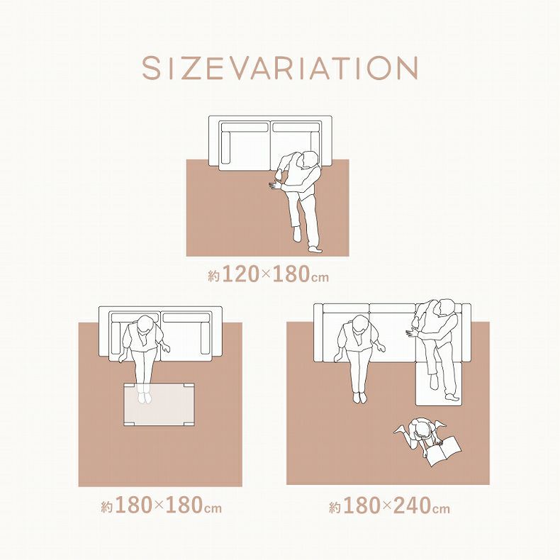 柄物・デザインラグ | ラグ ぽこぽこ シャギーメルア