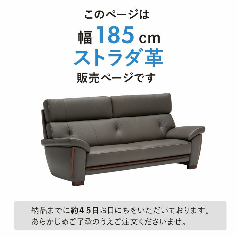 ２人掛けソファ | 【カリモク マナベオリジナル】 2.8人掛けソファ マーキュリー ストラダ革