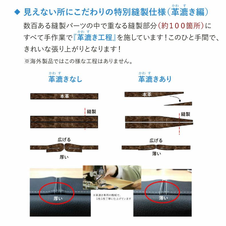 ２人掛けソファ | 【カリモク マナベオリジナル】 2.5人掛けソファ マーキュリー ルーク革