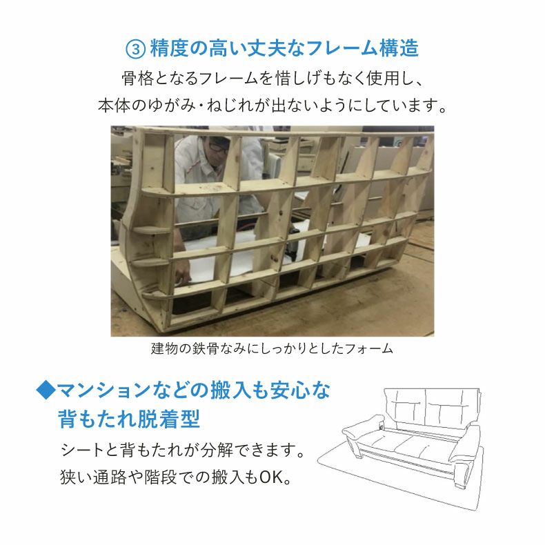 ３人掛けソファ | 【カリモク マナベオリジナル】 3人掛けソファ マーキュリー ルーク革