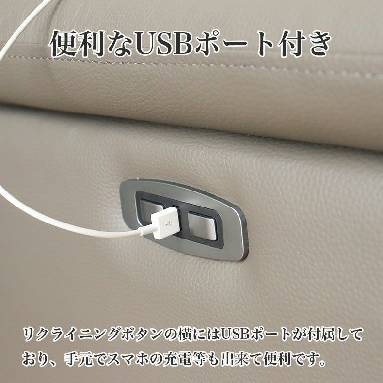 電動ソファ | 1人用 電動ソファ 本革 デューク