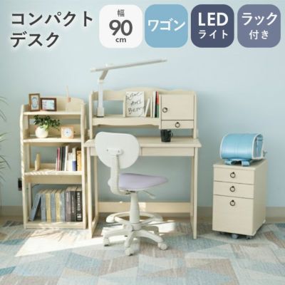 ラック付き学習デスク フローラのサムネイル