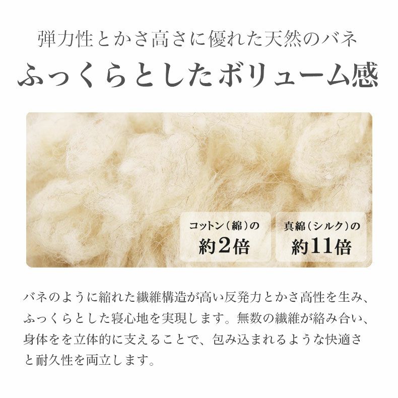 敷きパッド・ベッドパッド | 洗える 羊毛100％ベッドパッド2