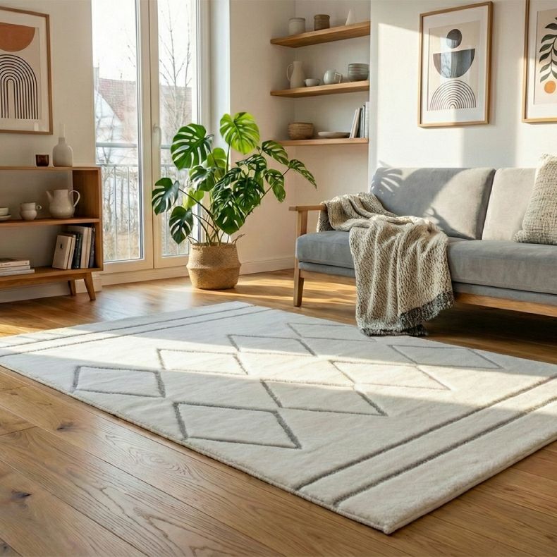 柄物・デザインラグ | ラグ カービングファー